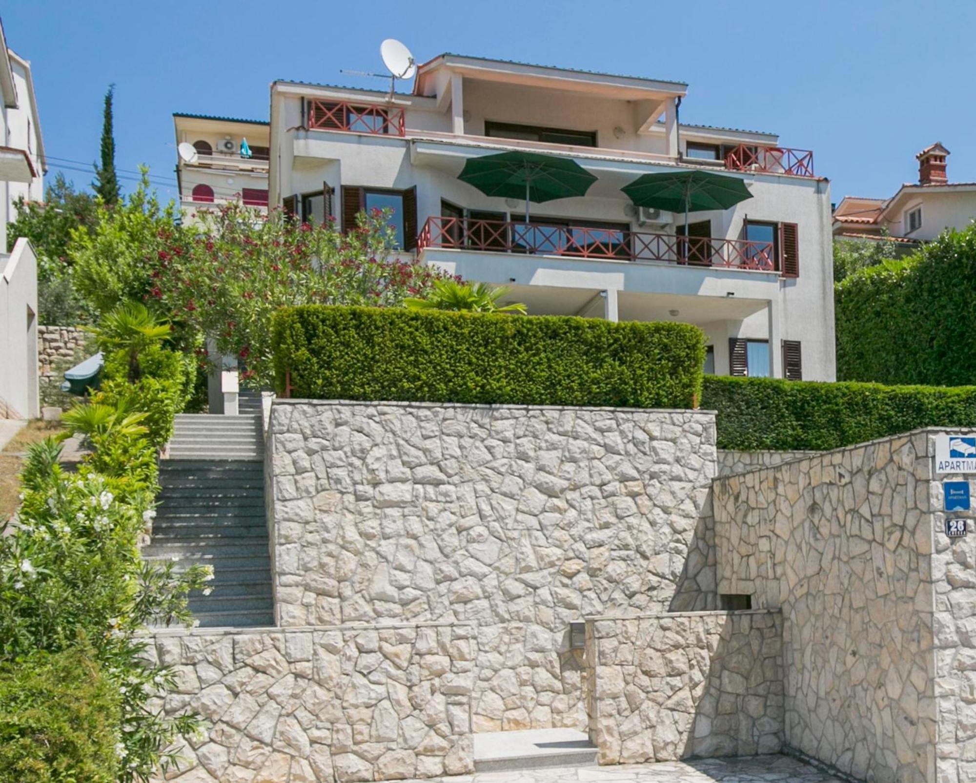 Sea View K Apartments Rabac Esterno foto